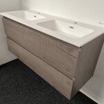 Badkamermeubel Sanibell, taupe eiken